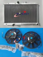 ALUMINUM RADIATOR + FAN FOR TOYOTA COROLLA AE101 4A-FE/7A-FE 1.6/1.8 1992-1998 (for: Toyota)