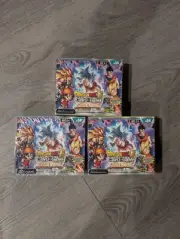 3 DRAGON BALL SUPER COLOSSAL WARFARE ENGLISH BOOSTER BOX SEALED