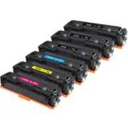 6 Toner Compatible With HP 410A CF410A CF411 CF412 CF413 M477fnw M477fdw M452dn