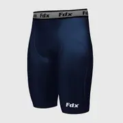 Fdx Men's Epifit Blue Compression Shorts Skin Tight Gym Pants