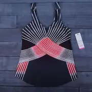 LUCKY IN LOVE Tech Lights W/Built-in Shelf Bra Tank Top Shirt Womens Size XS