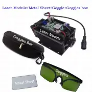 450nm 15W Blue Laser Module With Heatsink For Laser Cutter Engraver+metal sheet