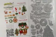 HoneyBee Stamps Christmas Market Cart Add On Die