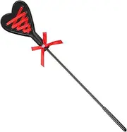 Sex Bondage PU Leather Feather Spanking Paddle Whip Spanking Flogger Role Play Horse Riding Sex Whip for Couples on Bed Restraints Toys