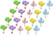 DOITOOL 30pcs Delicate Thumb Tacks Pushpins for Home and Office Decoration Multi Function Compact Pushpins for Craft Projects Cork Boards and Photo Walls