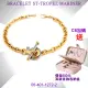 【CHARRIOL 夏利豪】Bracelet St-tropez Mariner水手手鍊-金舷窗款 加雙重贈品 C6(06-104-1272-2)