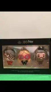 SDCC 2022 POPMINDED by HALLMARK HARRY POTTER& HAGRID& LUNA LOVEGOOD ORNAMENT SET