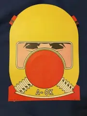 Vintage 1950s-1960s Advertising premium Spaceman paper MASK Halloween Space Nos