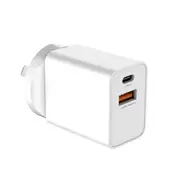 20W PD3.0+QC3.0 Fast Charging Adapter: Efficient Dual Charging Solution