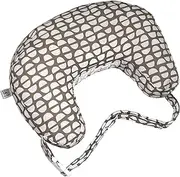 Boppy Nursing Pillow Best Latch, Mocha Half Domes, Created with Lactation Consultant, Firm Contoured and Plush Sides for Two Breastfeeding Options, Padded Belt, Plus Sized to Petite, Machine Washable