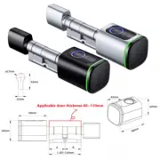Tuya APP Smart Lock Cylinder Finger prints Remote Control Smart Lock 60-110mm