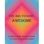 YOU ARE FUCKING AWESOME A SWEAR WORD COLORING BOOK TO COLOR YOUR ANGER AWAY: 50+ SWEAR WORDS TO COLOR YOUR ANGER AWAY: RELEASE YOUR ANGER: STRESS RELI