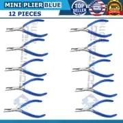 12 PC NEW SPLIT RING STANDARD FISING PLIER US SHIPPER HOOK REMOVER ODM BLUE