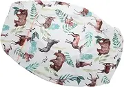 SAFIGLE Stretchy Sheet for Bassinet Mattress Pad Adorable Pattern Removable Washable Fits Mattresses Bedding Accessory for Cozy Sleep