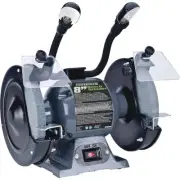 Genesis 8 In. 3/4 Bench Grinder with LED Lights GBG800L Genesis GBG800L