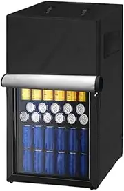 Fridge Dust Cover - Zips, Waterproof Protection for Upright Freezer & Fridge | High Performance Weather Resistant Accessories with Handle, Dustproof Roll-Up Front Protection