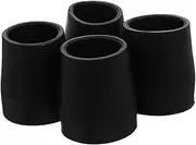 Mipcase 4Pcs Nonslip Rubber Foot Covers for Commode Chairs Scratch Chair Leg Pads for Home and Public Use Durable Furniture Protectors for Stable and Safe Experience