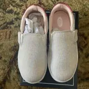 DR.SCHOLLS Madison Slip On Cream Sneaker Girls SIZE 10