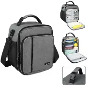 Lunch Bag Insulated Lunch Box Men Lunch Bags,Cooler Bag with Bottle Holder