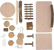 Hamster Wooden Play Platform Wood Ladder Set Fun Climbing Toy PET Hamster Playground