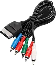 1.8 Meter / 5.9 Ft HD Component AV Cable High Definition TV Hookup Connection competible with Original X Box Console