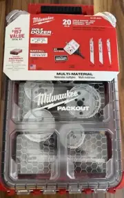 NEW Milwaukee Hole Dozer Bi-Metal Hole Saw/Sawzall Blade Set Model #49-22-5621