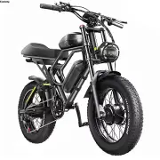 ‌3000W Dual Motor Electric Bike 60KM/H 150km Range Shimano 7-Speed Motorcycle