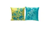 Linen Connection Silk Cushion Cover Decorative Pillows Decorative Cushion Throw Pillow Yellow Blue CushionBedroom Boho Decor