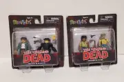 Diamond Select Minimates The Walking Dead Series 5 Maggie/Geek zombie 2 Pack NIB