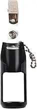 harayaa Fly Fishing Floatant Holder Accessories,Lightweight Convenient Attach to Fly Fishing Vest Sturdy Aluminum Alloy, Black