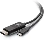 6ft USB-C to DisplayPort Adapter Cable for 4K 60Hz Streaming