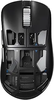 Pulsar Gaming Gears Feinmann F01 Wireless Gaming Mouse, Magnesium Alloy, Ultra Lightweight 1.62 oz (46g), Ergonomic, Optical Switch, 32000 DPI, 750 IPS, XS-1 Sensor, 8k Compatible (Black)