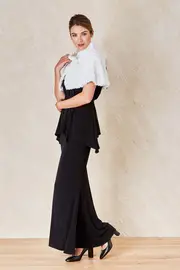 Faux Fur Cape--SAC-T6108