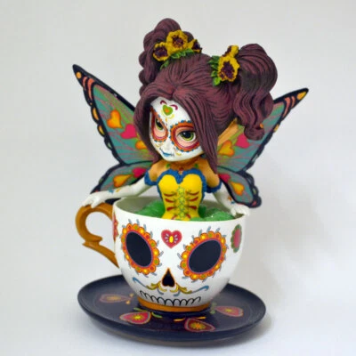 Jasmine Becket-Griffith JBG MARVELOUS MARIGOLD Teacup Fairy Figurine NEW