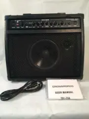 Crossroads 20 Watt RMS Acoustic Guitar Amplifier-8" Speaker-Overdrive/Reverb+