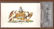 Coventry Art Print, 8" x 5", Candide Et Constanter Crest/Coat of Arms, Vtg 1971