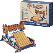 Weaving Craft Kit – Kids Potholder Set, Loop Yarn Activity | Educational Art Supplies for Making Phone Bags, Bracelets, Drink Coasters, Mug Sleeves, Scarves, Fun Craft Projects for Gir