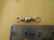 250 NICKEL BARREL FISHING SWIVEL SIZE #7, 20 mm. 50 LBS. TEST, FITS DO-IT MOLD