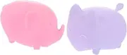 2pcs Cute Animal Silicone Hand Warmer Replaceable Self Heating Decor for Home Travel Adorable Cat Elephant Design Reusable Practical Heat Pads for Cozy Hands Random Color