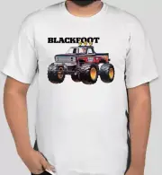 T Shirt BLACKFOOT Mens S M L XL Tamiya RC Vintage MONSTER TRUCK 80s