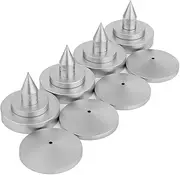 4Pcs Brass Speakers Isolation Feet Pad Speakers Isolation Stand Feet for Enhanced Sound and Vibrations Reduction