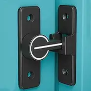 Sliding Door Lock 90 Degree Luminous Barn Door Latch Lock, Luminous Sliding Door Latch Lock, Barn Door Locks and Latches 90 Degree Flip Barn Door Latch Sliding, Heavy Duty Gate Latch Clasp Lock