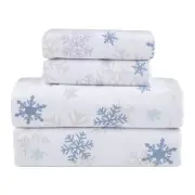 Flannel Sheets King Size Rich Cotton - High GSM Flannel Bed Sheet Deep