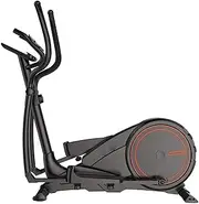 3-in-1 Elliptical Cross Trainer Exercise Bike Fitness Cardio Weight-Loss Workout Machine + Heart Rate Pulse Sensors Treadmill Spinning Bike and Stepper Motion Function Portable