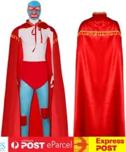 Nacho Libre Costume Amazing Mexican Wrestling Cosplay WWF Hulk Halloween