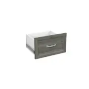 ClosetMaid Traditional Drawer Kit Soft-Close Coastal Teak, Satin Nickel Handle