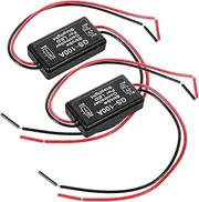 Mobestech 4 Pcs Strobe Controller 12v LED Brake Light Controller Flash Strobe Module Brake Flasher Module Flash Strobe Controller LED Strobe Controller Strobe Controller Module Black