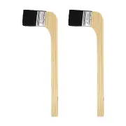 2Pack Paint Brush 2" Radiator Paint Brush Black