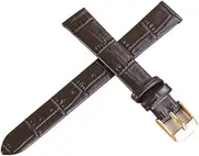 [NVGVCMLBAA] Soft Slim Bamboo Grain Watch Strap Fit For Lady Watches Band Accessories Bracelet Leather With Silver Buckle