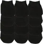 Hoement Invisible Anti-slip Half Socks 6 Pairs for Women Soft Cotton Forefoot Comfortable Liner